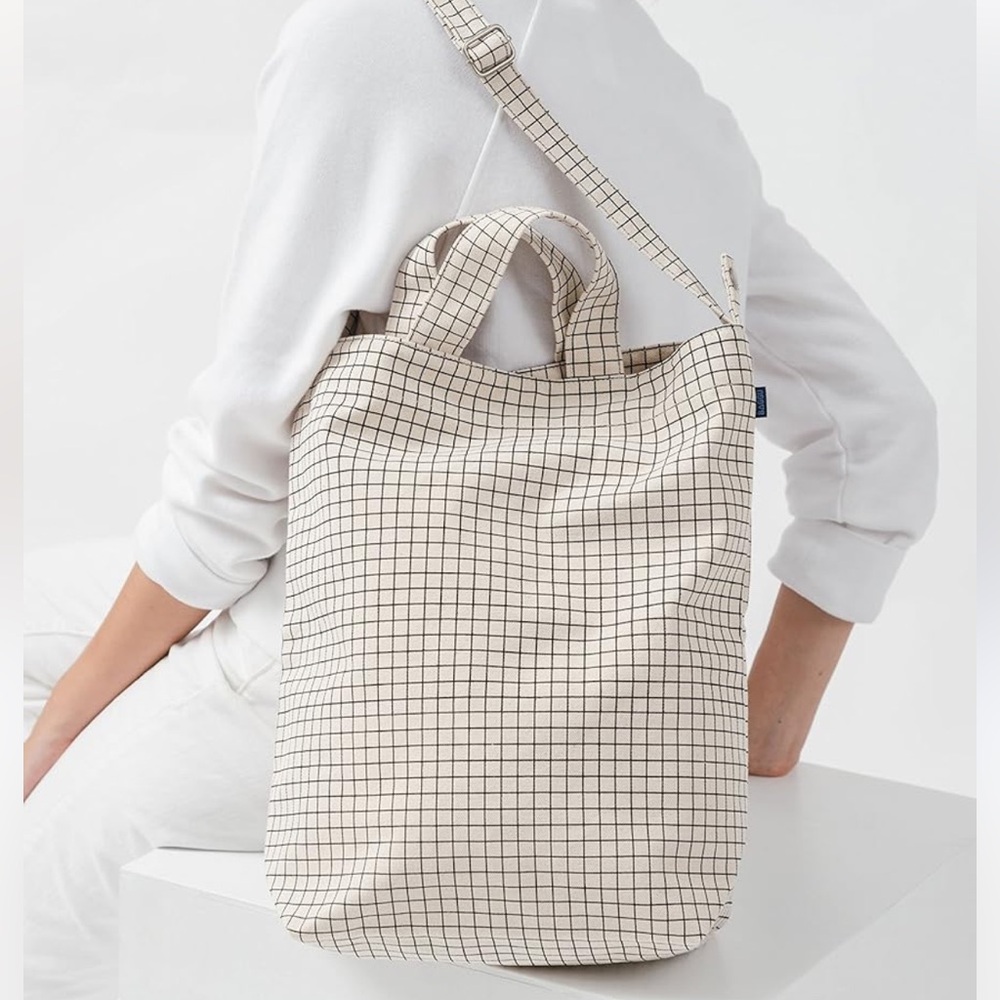 Baggu Duck Bag Natural Grid